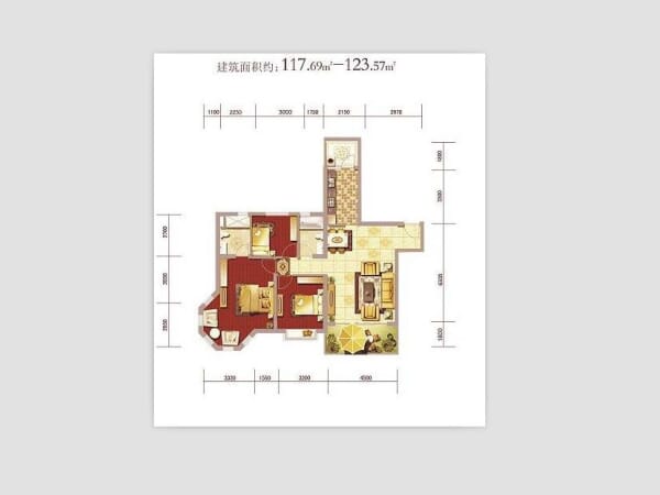 恒大城 3室2厅 118平米_成都温江恒大城二手房价格-成都链家网