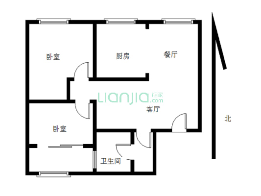丰华园 2室2厅 97万
